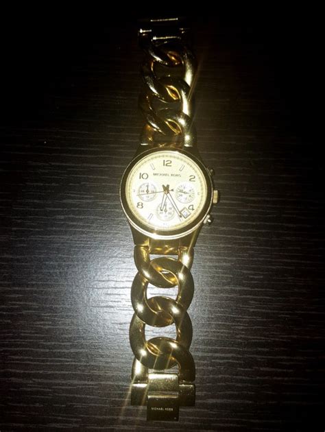 michael kors gold cuban link watch|Michael Kors Mk3423 Ladies Bracelet Wrist Watch Gold Cuban .